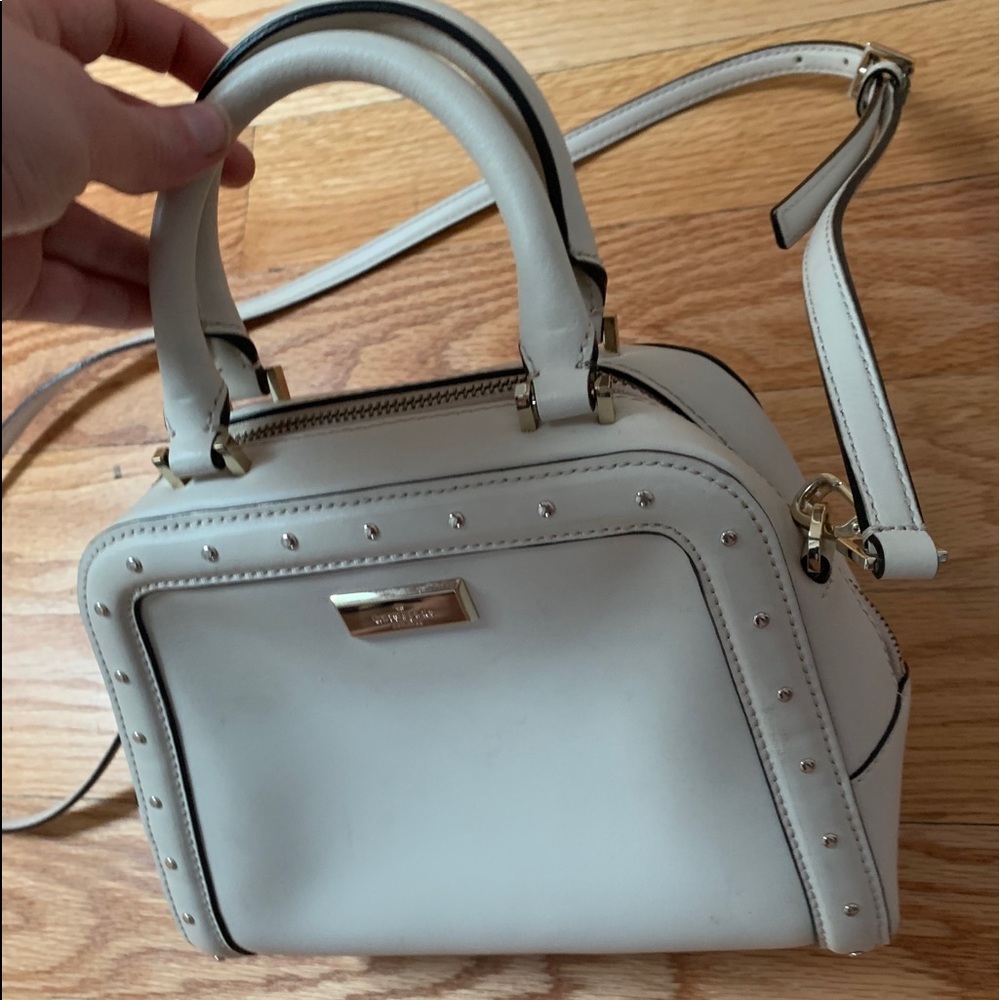 Kate Spade cream crossbody purse